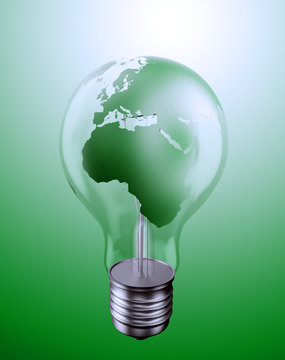 World energy issues concept illustration