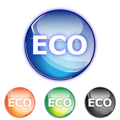 Picto ECO - Icon ecologic - collection color