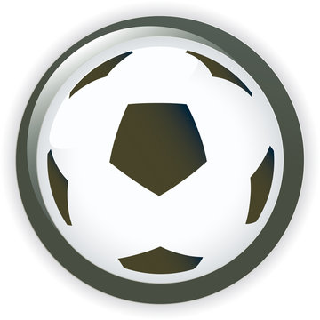 Football soccer background button vector illustration