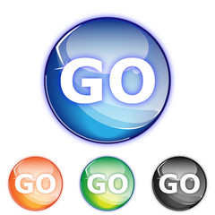 Picto aller - Icon GO - collection color