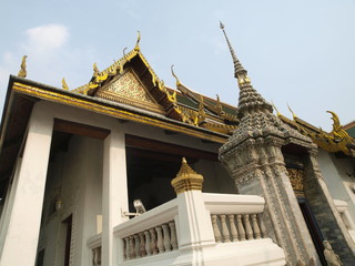 Detalle del Palacio Real en Bangkok (Tailandia)