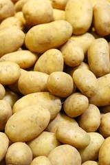 Potatos in market