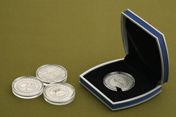 Collection silver coins