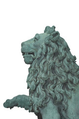 Obraz premium Lion Statue Cutout