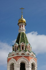 Fototapeta na wymiar Chapel of the Mother of God in Moscow, Russia