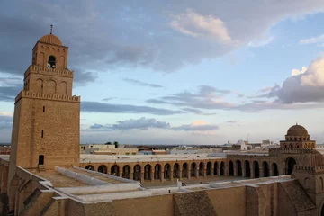 Foto op Plexiglas Sidi Oqba, the Great Mosque of Kairouan, Tunisia, Africa © palmenpe