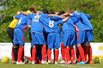concentration des jeunes footballeurs