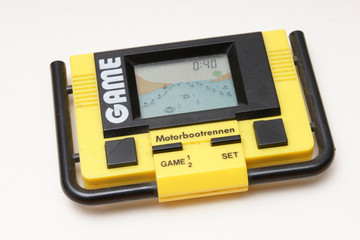 lcd game spiel motorbootrennen