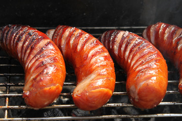 grilled sausages