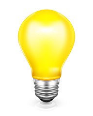 Light bulb, vector icon