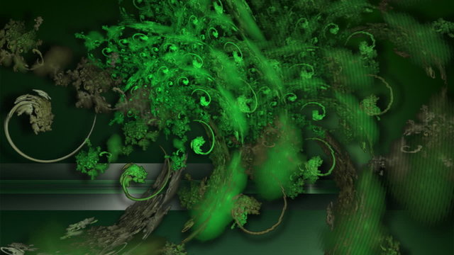 green slow motion background