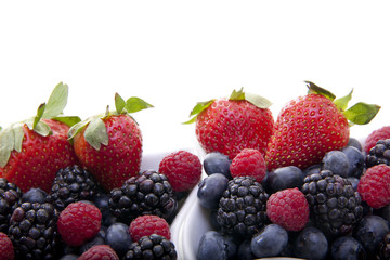 Berries in bowls