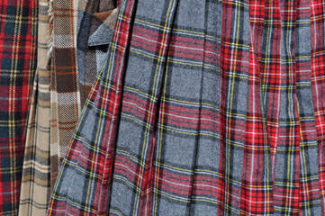 Kilt Skirts with Multiple Colors