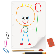 Kids' drawings - a gift for Mom and Dad