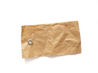Packpapier Etikette