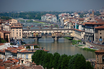 Fototapeta na wymiar Ponte Vecchio we Florencji