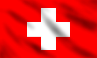 Fototapeta premium Flag of Switzerland