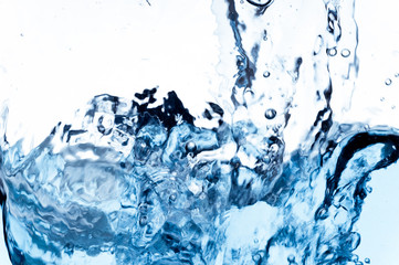 Fototapeta na wymiar Clean water splash