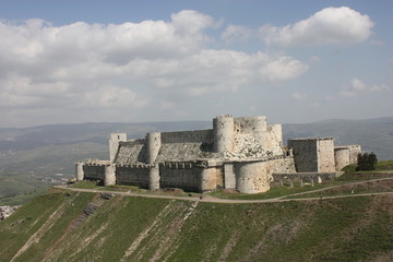 Fototapeta na wymiar Castillo de Crac des Chevaliers, Siria