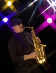 Obraz premium Sax Player