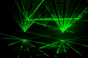 Disco and laser show