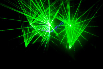 Disco and laser show