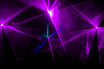 Disco and laser show