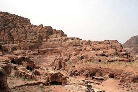 Landscape at Petra in Jordania