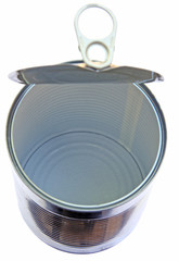 boîte de conserves, fond blanc