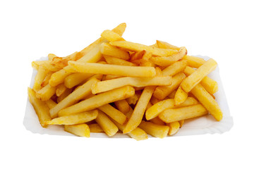 French Fries with hand made clipping path