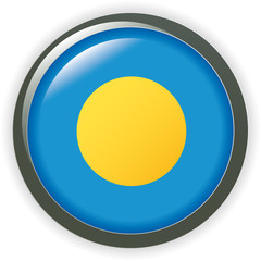 Flag button series of all sovereign countries - Palau