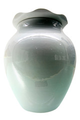 Vintage Pottery isolated over a white background