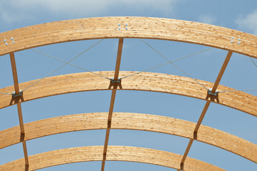 copertura in legno
