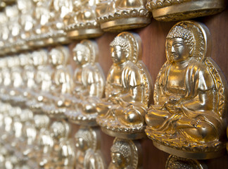 Thousand Buddha Statues