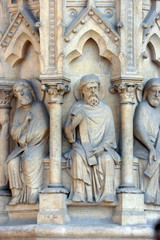 Obraz premium Liberal Arts, Notre Dame Cathedral, Paris Last Judgment Portal