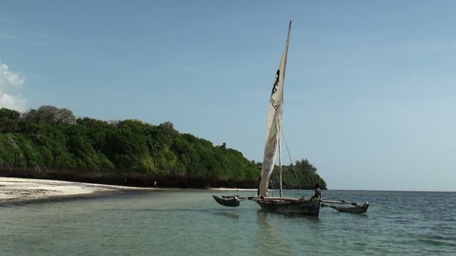 barque de pêcheur au kenya