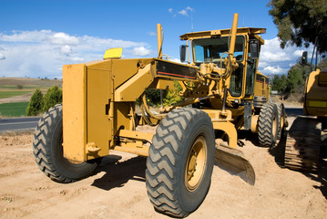 Obraz premium A Road Grader