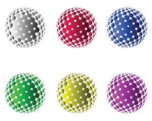 Halftone and spheres