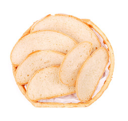 bread isolated on white