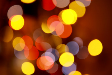 Obraz premium Bright colorful abstract bokeh circles for background