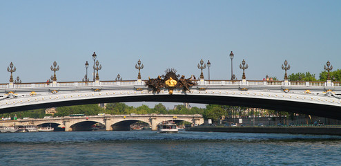 Fototapeta na wymiar Ponte Alexandre III