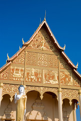 Fototapeta na wymiar świątyni w Vientiane