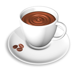 Caffè in Tazzina-Cup of Coffee-3d