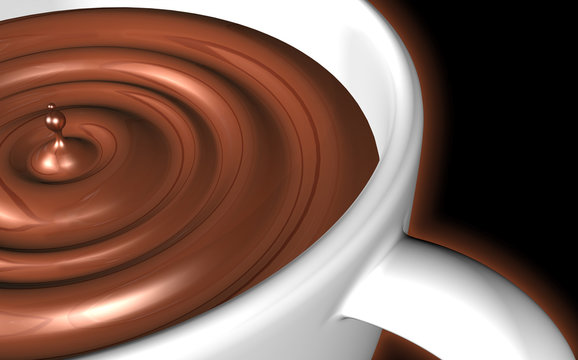 Cioccolato in Tazza-Cup of Cocolate-3d