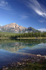 Lake patricia in Jasper national park.