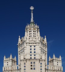 Fototapeta na wymiar Moscow living building