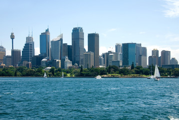 Naklejka premium Centralna dzielnica biznesowa, Sydney, Australia