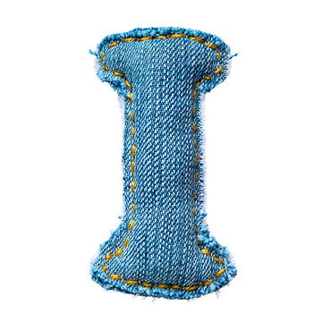 one letter of jeans alphabet