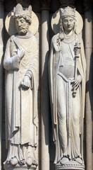 King and Queen of Sheba, Notre Dame Cathedral, Paris