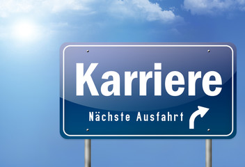 Obraz premium Autobahnschild 